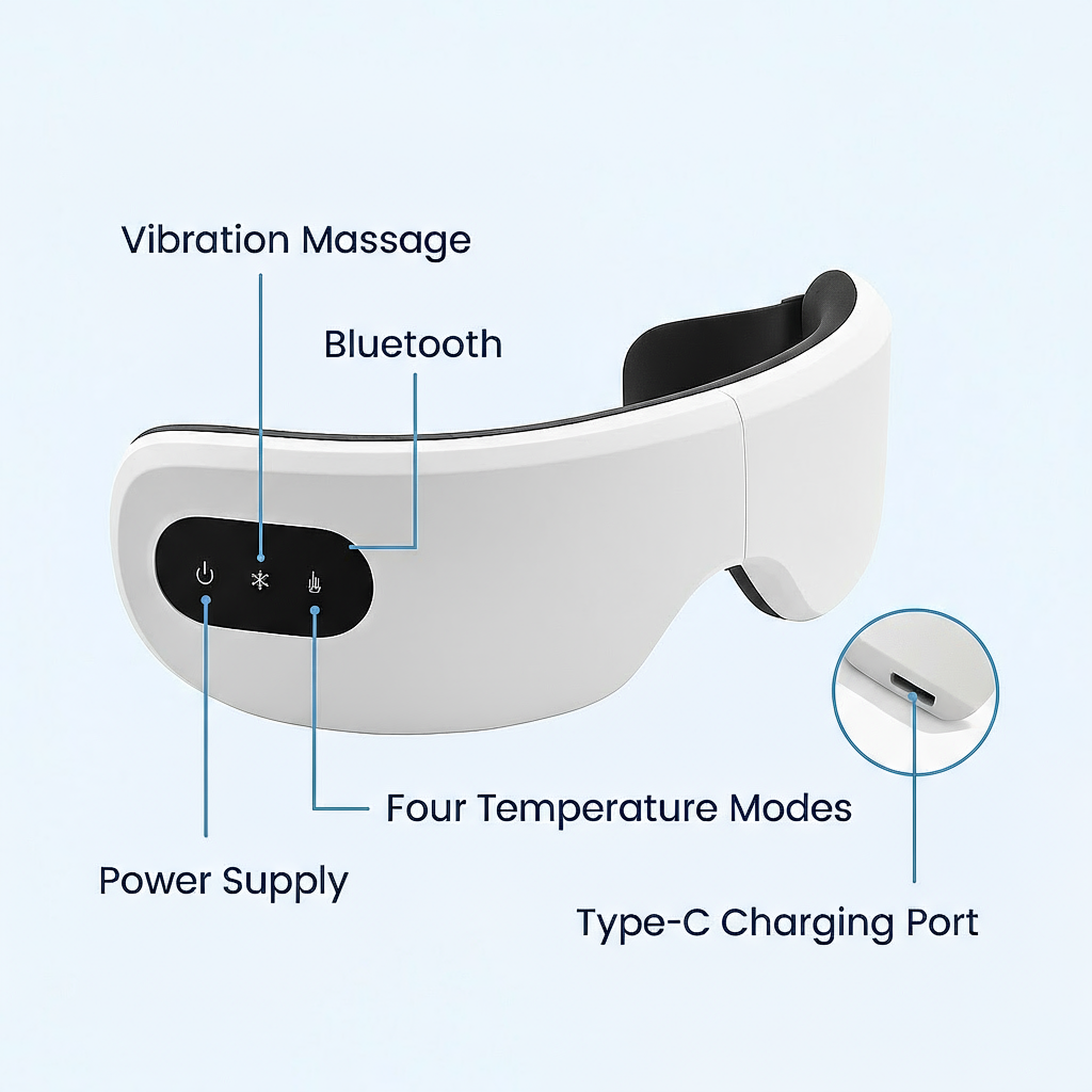 DreamMask™ – Heated Eye Massager for Deep Relaxation