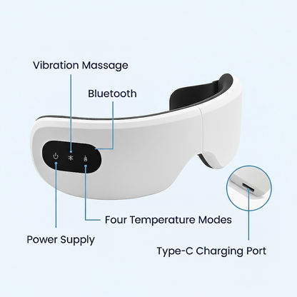 DreamMask™ – Heated Eye Massager for Deep Relaxation